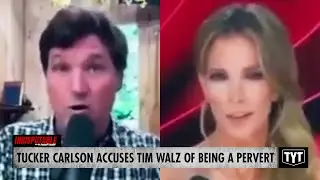 WATCH: Tucker Carlson Labels Tim Walz A 'Creeper,' Projects His Own Issues