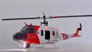 Bell UH-1 Huey 🫡 | GPS RC Helicopter | Unboxing & Maiden Flights | YuXiang F07S