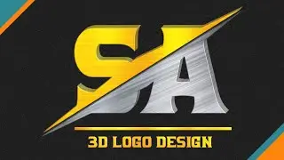 ဖုန်းနဲ့လိုဂိုဆွဲနည်း| How to make  professional 3D logo design with Pixellab Mobile 2024