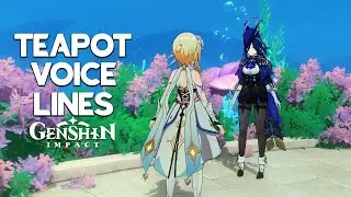 Clorinde Teapot Short Voice Lines - Dialogues | Genshin Impact