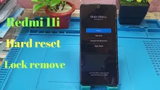 Xiaomi 11i 5g Hard reset pattern password lock removed