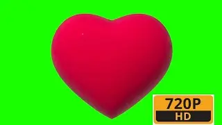 Green Screen HEART beat effect Free template intro overlay chroma key LOVE footage | গ্রিন ইস্কিন