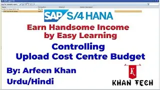How to post SAP-CO: Upload Cost Center Budget (Urdu/Hindi)