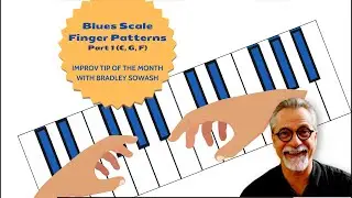 Blues Scale Finger Patterns  - Part 1 (G, C, F)