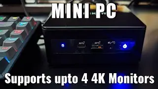 The Perfect MINI PC for the College DORM ROOM! Supports 4 4k Monitors too