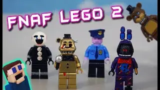 FNAF LEGO 2 Official Bootleg Set! More Mini Figures Unboxing of Five Nights at Freddy's