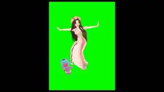 green screen 😭 girl cartoon animation 😭 VFX video 📸!