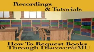 How To Request Books Through Discover@MU