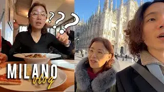 Korean Mum Tries Milano food for the 1st time!