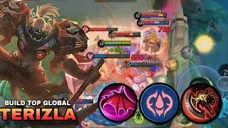 TERIZLA BEST BUILD 2024 (must try) BUILD TOP GLOBAL TERIZLA | MLBB