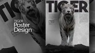 LEARN HOW TO MAKE TIGER GIMP POSTER | PHOTOSHOP TUTORIAL