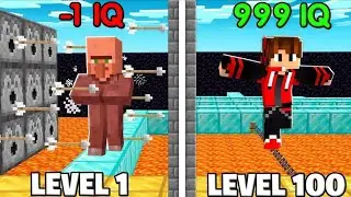  I TESTED The IQ of a VILLAGER in Minecraft !!!