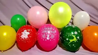 FUN CHRISTMAS BALLOONS POP PART 5!!!
