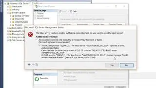 Create Linked Servers in SQL Server Database Engine