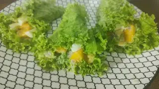 Salad rolls 🫜🥗 Easy and quick recipe #recipe