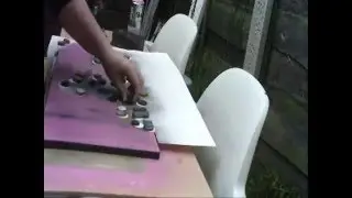'never knowing' stencil art by T*3