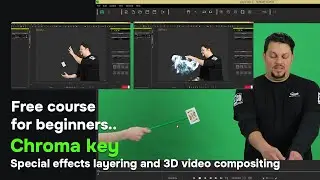 Instant video background removal (chroma key)  3D video compositing #tutorial #iclone