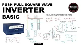Push pull square wave inverter basics || home appliances||