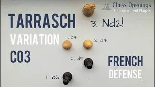 Tarrasch Variation of the French Defense (C03-C09) ⎸Chess Openings