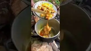 bush cooking in jamaica #bushcraft #survival #adventure #hunting #food