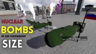 Nuclear Bombs By Country 2024 || 3D Animation ☢️☢️☢️☢️☢️