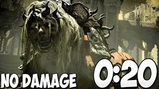 Divine Beast Dancing Lion - FASTEST KILL  [ NO DAMAGE ] -  Elden Ring Shadow of the Erdtree DLC