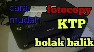 #epsonL3110 #FotocopyKTP  fotocopy KTP bolak balik cara mudah