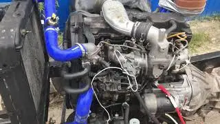 Работа Toyota 3L на уазе