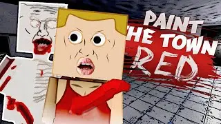 ESCAPING THREE SCP LABS IN PAINT THE TOWN RED?!