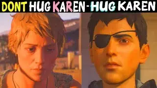 DONT HUG KAREN vs HUG KAREN - All Outcomes Choices - Life is Strange 2 Episode 5