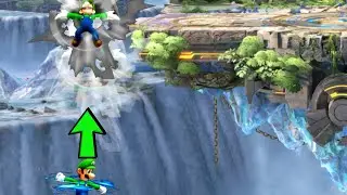 Smash bros Wii U Luigi cyclone recovery (sprite versión)