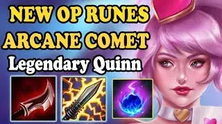 NEW RUNES! S8 QUINN ARCANE COMET GUIDE WITH SPECIAL BUILD | LEGENDARY QUINN 7.22 | League of Legends