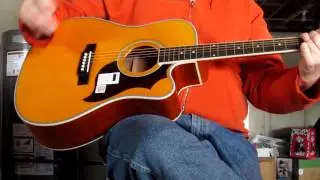 Epiphone FT-350SCE Min Etune - Unboxing and Demo