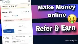 Make Money online 🤑 How to Create Ysense Account | Refer and Earn Money 💸
