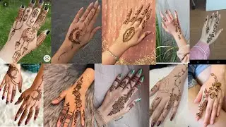 Eid Mehindi Designs 2023||Simple And Beautiful Eid Mehindi Designs #with Fashion ideas with sawera