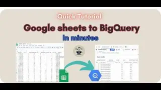How to Import Google Sheets into BigQuery | BigQuery Tutorial | BigQuery 2024 | SoupSongCode