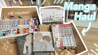 Manga Haul + Unboxing 📦 || January (40+ volumes!)