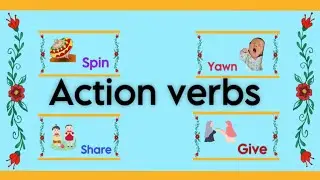 Important Action Verbs | VERBS with pictures | English Vocabulary learn | Verbs | With easy way