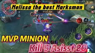 Marksman rasa Tank | ngasisst sampai 20 kill 9 | #mobilelegends #melissa #montage