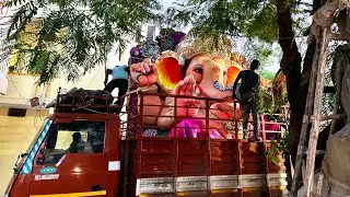Big Ganesh Aagman 2024 | Dhoolpet Big Ganesh Transporting to Tamilnadu for Ganesh Chaturthi 2024