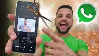 TRUQUE SIMPLES PARA COLOCAR FOTOS SEM CORTAR NO PERFIL DO WHATSAPP