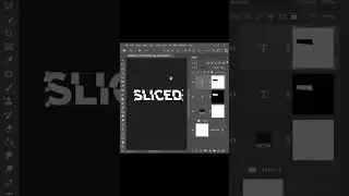 sliced Text Effect in Photoshop ||  Photoshop Tutorial 