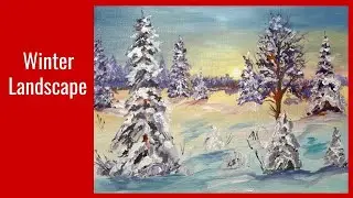 Winter Landscape Acrylic