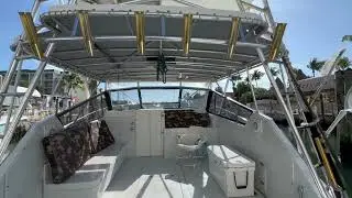 1989 Rampage 36 Express “Fin Razer” Buy Boat or Charter Business!