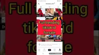 Full trending tiktok acount for sale