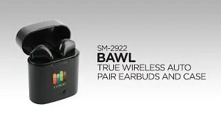 SM-2922 Bawl True Wireless Auto Pair Earbuds and Case