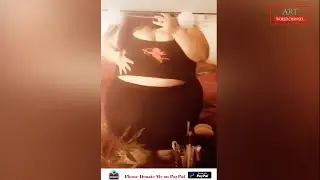 SSBBW lady Dancing | bbw girl | ssbbw big booty dance | cute big girl | ssbbw big booty