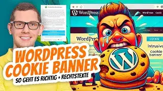 WordPress Cookie Banner 2024 BESTE Lösung mit Einrichtung + Alternative + Erklärung & Rechtstexte