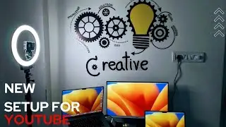 New Set-Up For YouTube | Work Place - Wall Sticker #youtubesetup #youtube #wallstickers #roomtour