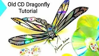 How to make || DIY Best out of Waste DVD / CD Recycled Dragonfly || Must Watch Video.. #cdrecycling